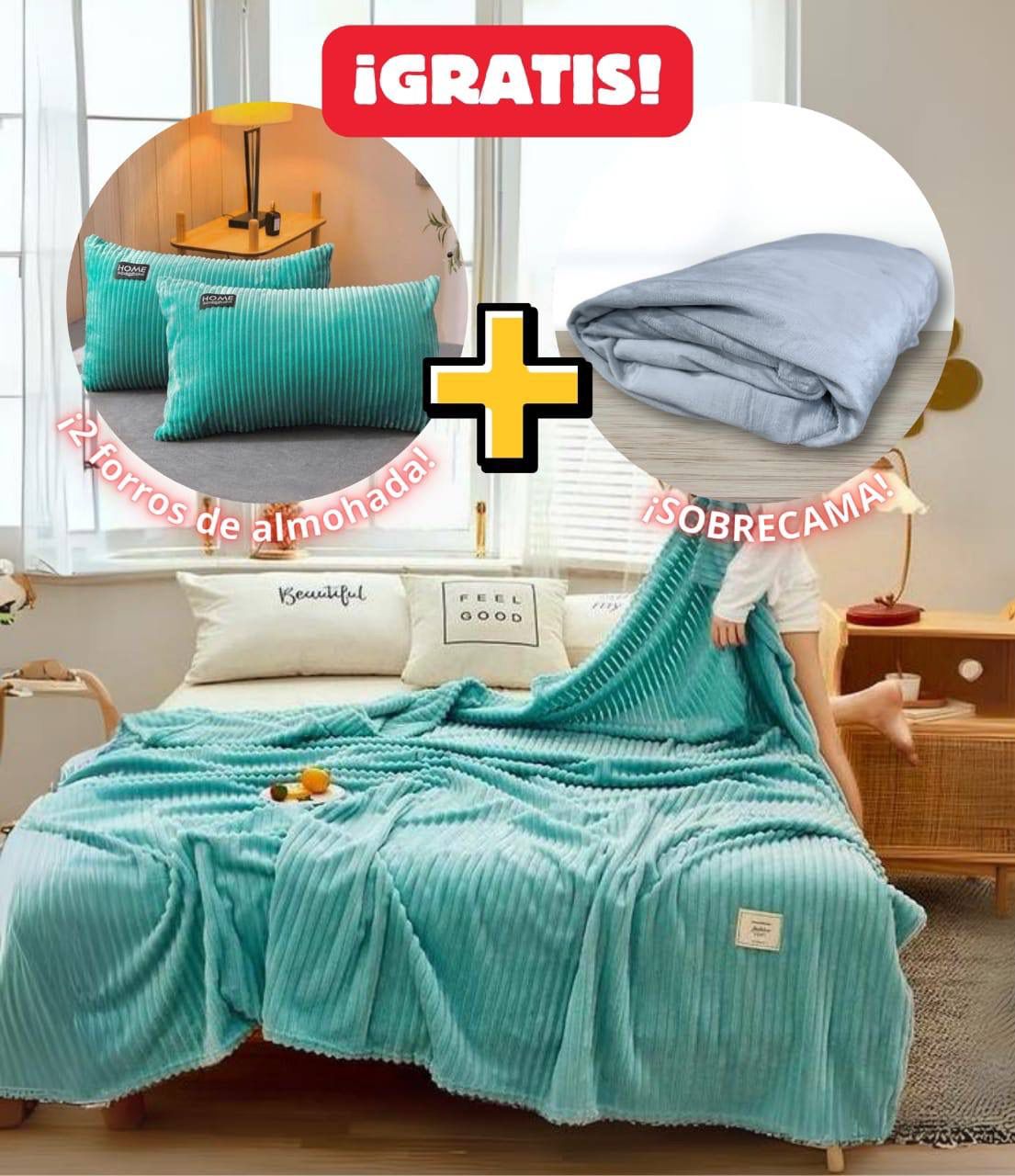 Cobija Piel de Conejo Ovejera King, variedad de colores- HOY LLEVATE DOS OBSEQUIOS