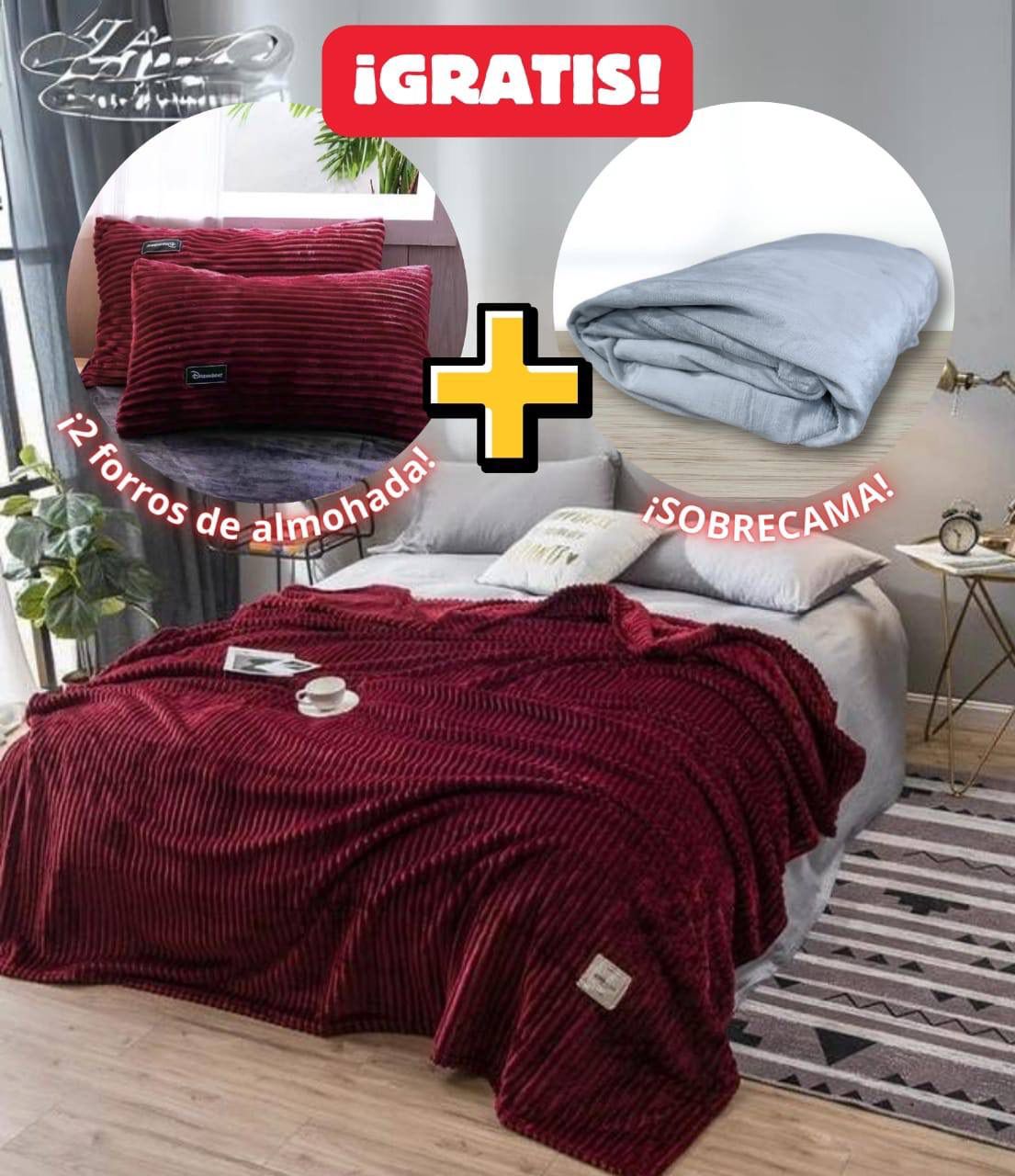 Cobija Piel de Conejo Ovejera King, variedad de colores- HOY LLEVATE DOS OBSEQUIOS