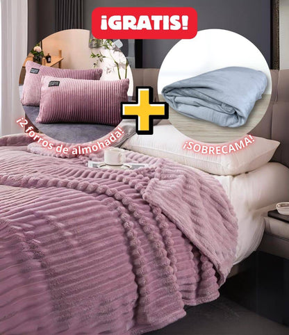 Cobija Piel de Conejo Ovejera King, variedad de colores- HOY LLEVATE DOS OBSEQUIOS