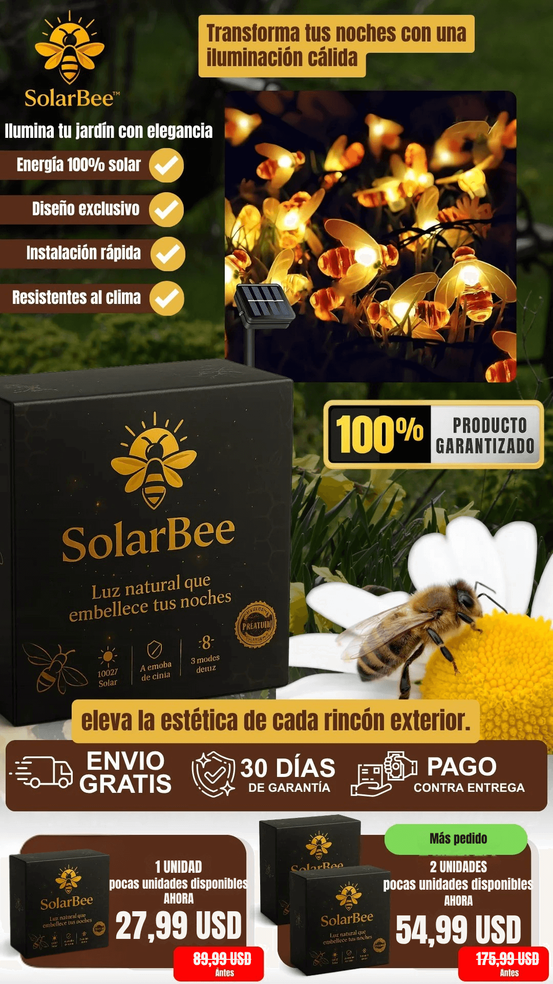 LUCES SOLARES - SOLARBEE™