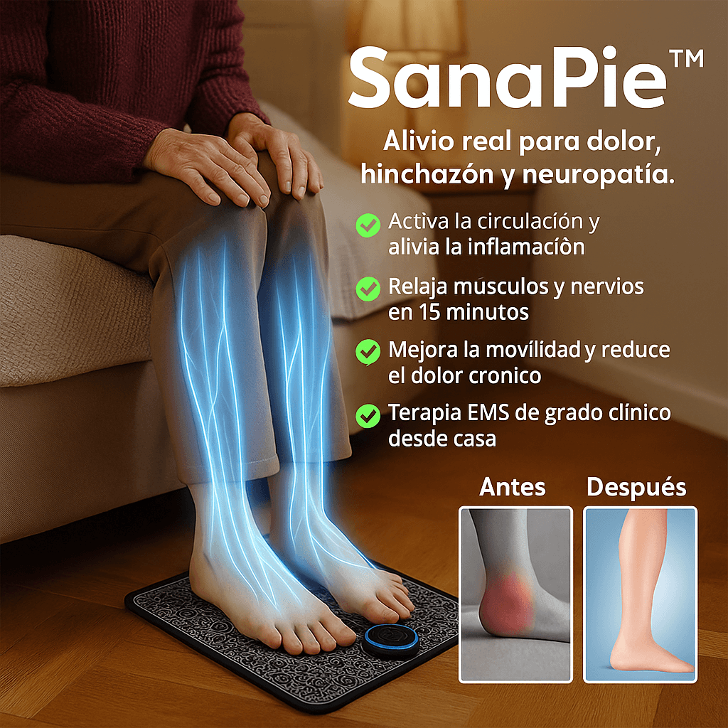🦶SanaPie™ | Tratamiento EMS para Dolor y Neuropatía