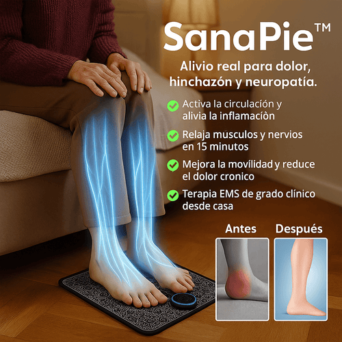 🦶SanaPie™ | Tratamiento EMS para Dolor y Neuropatía