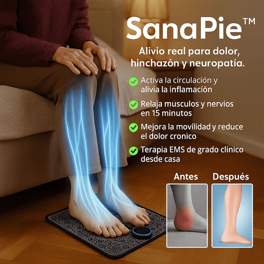 🦶SanaPie™ | Tratamiento EMS para Dolor y Neuropatía