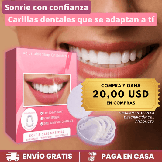 CARILLAS DENTALES SNAP-ON SMILE® – SONRISA MÁS ATRACTIVA AL INSTANTE
