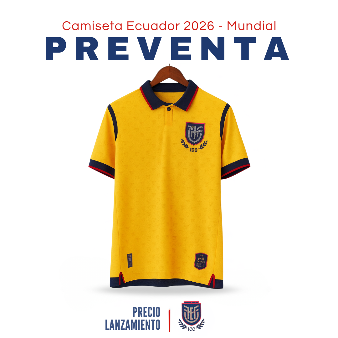 CAMISA ECUADOR LOCAL 2026 - MUNDIAL
