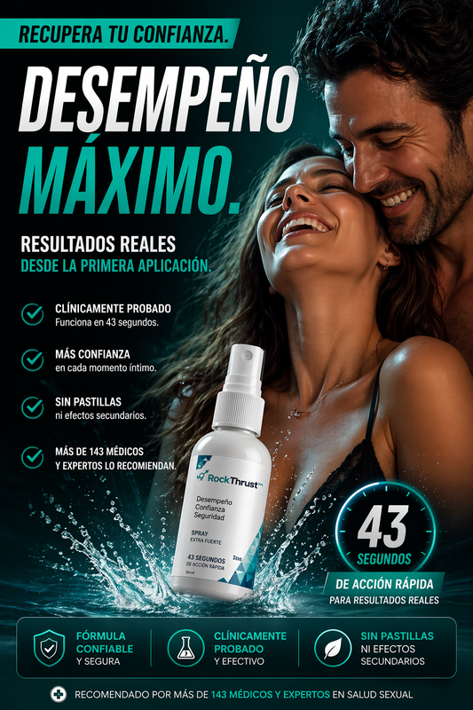 Spray para erecciones de algas RockThrust™ | ¡Erecciones duras como una roca en 43 segundos!