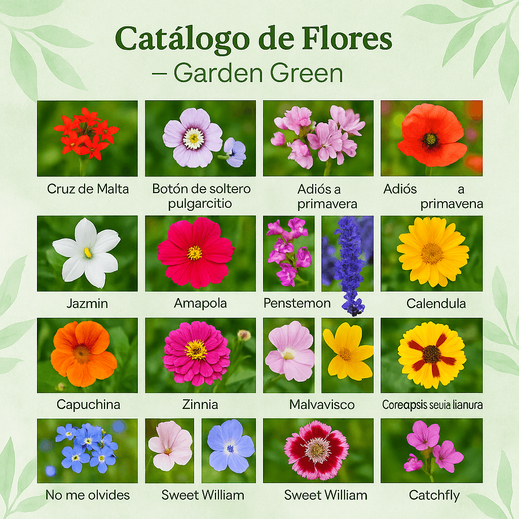 Kit completo de Jardín 1.500 semillas diferentes- Flores Para Mariposas®
