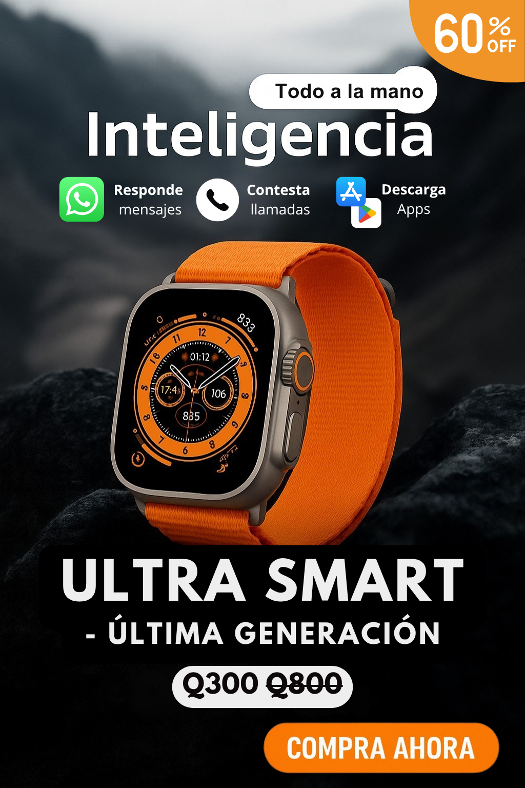 RELOJ ULTRA SMART® - ULTIMA GENERACIÓN