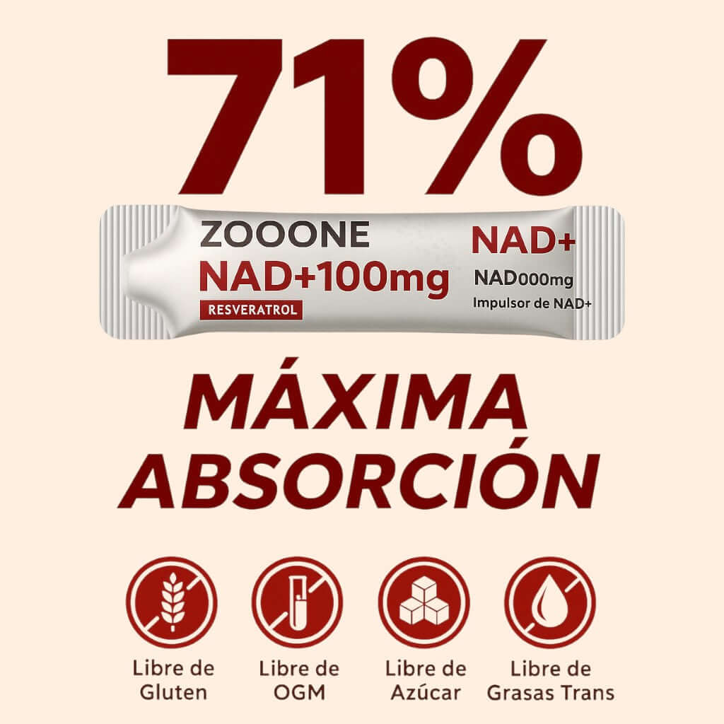 ZOOONE NAD+ Líquido | Terapia de Regeneración Avanzada