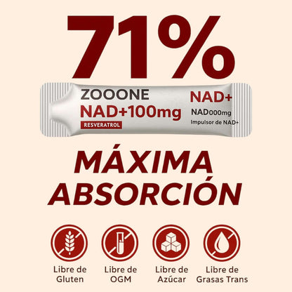 ZOOONE NAD+ Líquido | Terapia de Regeneración Avanzada